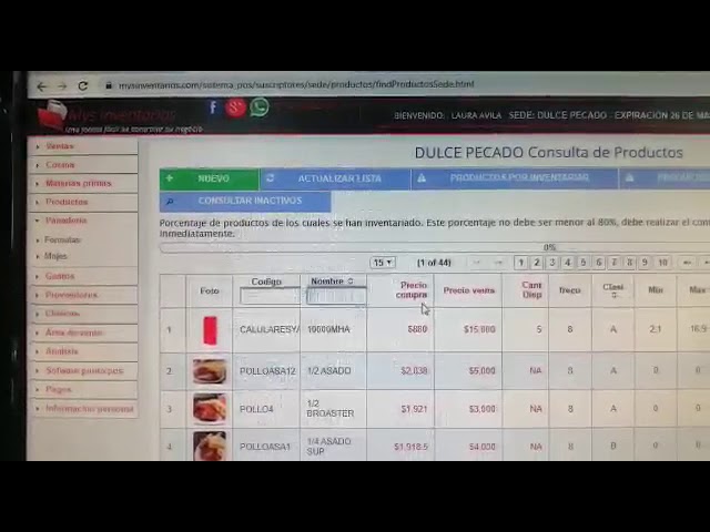 ¿Cómo se pueden clasificar los productos de panadería?